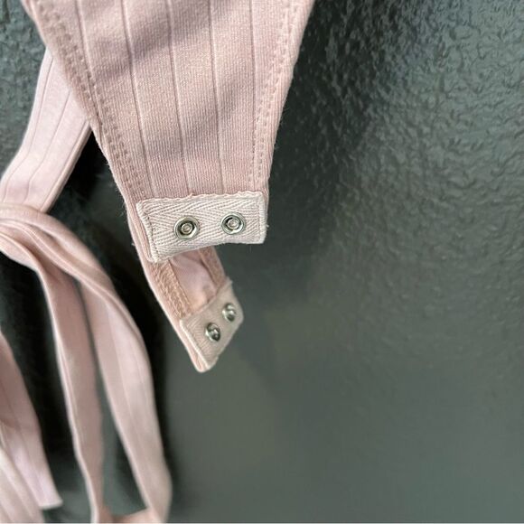 NWT Revolve x Privacy Please Richmond Bodysuit in Ballet Pink | Size XXS - Picture 10 of 11